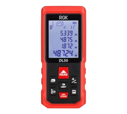 Лазерный дальномер RGK DL50 Лазерный дальномер RGK DL50