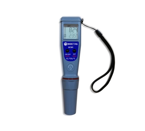 EC101 ЭКОСТАБ Влагозащищенный карманный кондуктометр EC101 ЭКОСТАБ Влагозащищенный карманный кондуктометр
