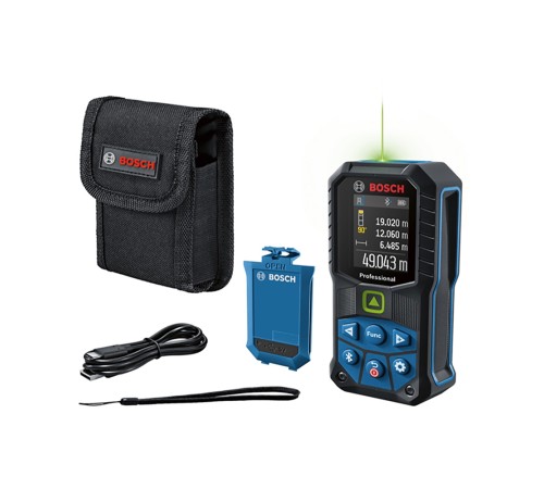 Лазерный дальномер Bosch GLM 50-27 CG Professional (0.601.072.U01) зелёный Лазерный дальномер Bosch GLM 50-27 CG Professional (0.601.072.U01) зелёный