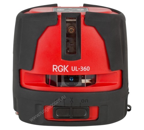 Комплект: лазерный уровень RGK UL-360 с калибровкой + штатив приемник рейка платформа Комплект: лазерный уровень RGK UL-360 с калибровкой + штатив приемник рейка платформа