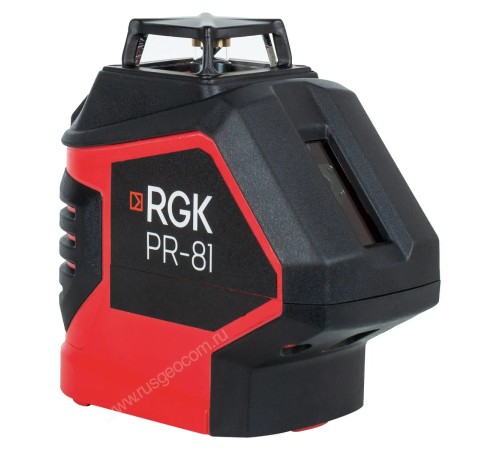Комплект: лазерный уровень RGK PR-81 + штатив RGK F170 Комплект: лазерный уровень RGK PR-81 + штатив RGK F170