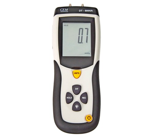 Дифференциальный цифровой манометр CEM DT-8890А Дифференциальный цифровой манометр CEM DT-8890А
