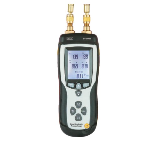 Дифференциальный цифровой манометр CEM DT-8921 Дифференциальный цифровой манометр CEM DT-8921
