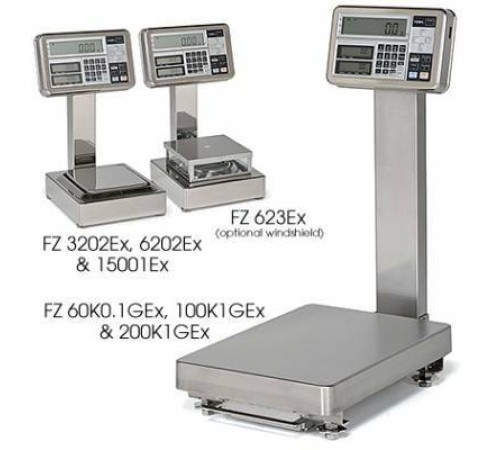 Взрывобезопасные весы ViBRA FZ623Ex-i02 Взрывобезопасные весы ViBRA FZ623Ex-i02