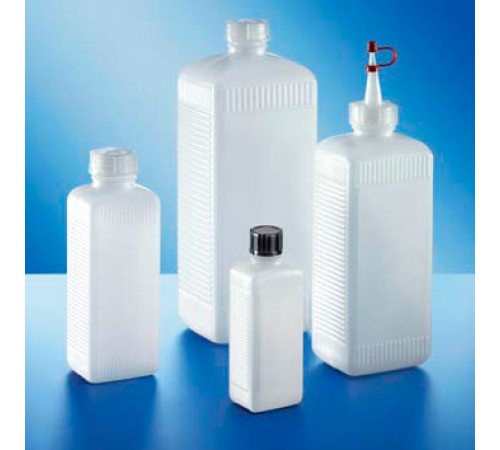 Бутыль Kautex узкогорлая 250 мл, HDPE, прямоугольная, Ø 25 мм, естественный цвет, без крышки Бутыль Kautex узкогорлая 250 мл, HDPE, прямоугольная, Ø 25 мм, естественный цвет, без крышки