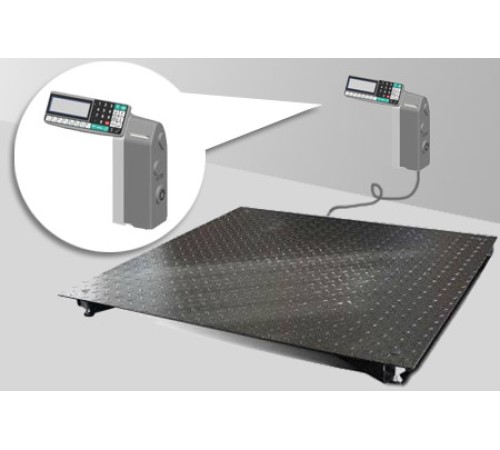4D-PM-12/10-1500-RL с печатью этикеток - Промышленные электронные платформенные весы с 4 датчиками 4D-PM-12/10-1500-RL с печатью этикеток - Промышленные электронные платформенные весы с 4 датчиками