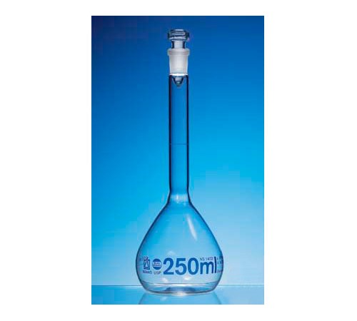 BRAND 36983 Колба мерная Blaubrand, USP, класс A, DE-M, 1000 мл, NS 24/29, Boro 3.3, стеклянная пробка BRAND 36983 Колба мерная Blaubrand, USP, класс A, DE-M, 1000 мл, NS 24/29, Boro 3.3, стеклянная пробка