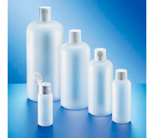 Бутыль Kautex 1000 мл, HDPE, круглая, естественный цвет, с винтовой флип-крышкой Бутыль Kautex 1000 мл, HDPE, круглая, естественный цвет, с винтовой флип-крышкой