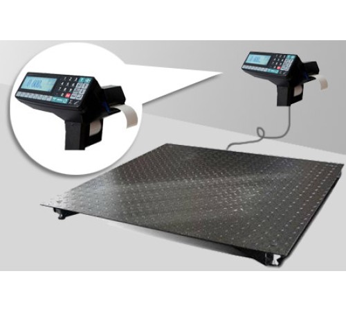 4D-PM-12/12-1000-RP с печатью этикеток - Промышленные электронные платформенные весы с 4 датчиками 4D-PM-12/12-1000-RP с печатью этикеток - Промышленные электронные платформенные весы с 4 датчиками