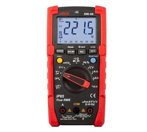 Мультиметр RGK DM-40 с поверкой Мультиметр RGK DM-40 с поверкой